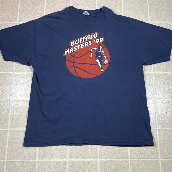 Other - Vintage 1999‎ Buffalo Ny Masters Basketball Tshirt Size 2XL
